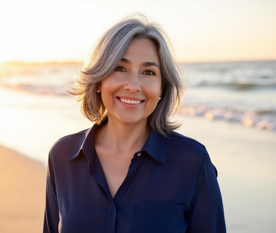 Pareja mayor inspiradora